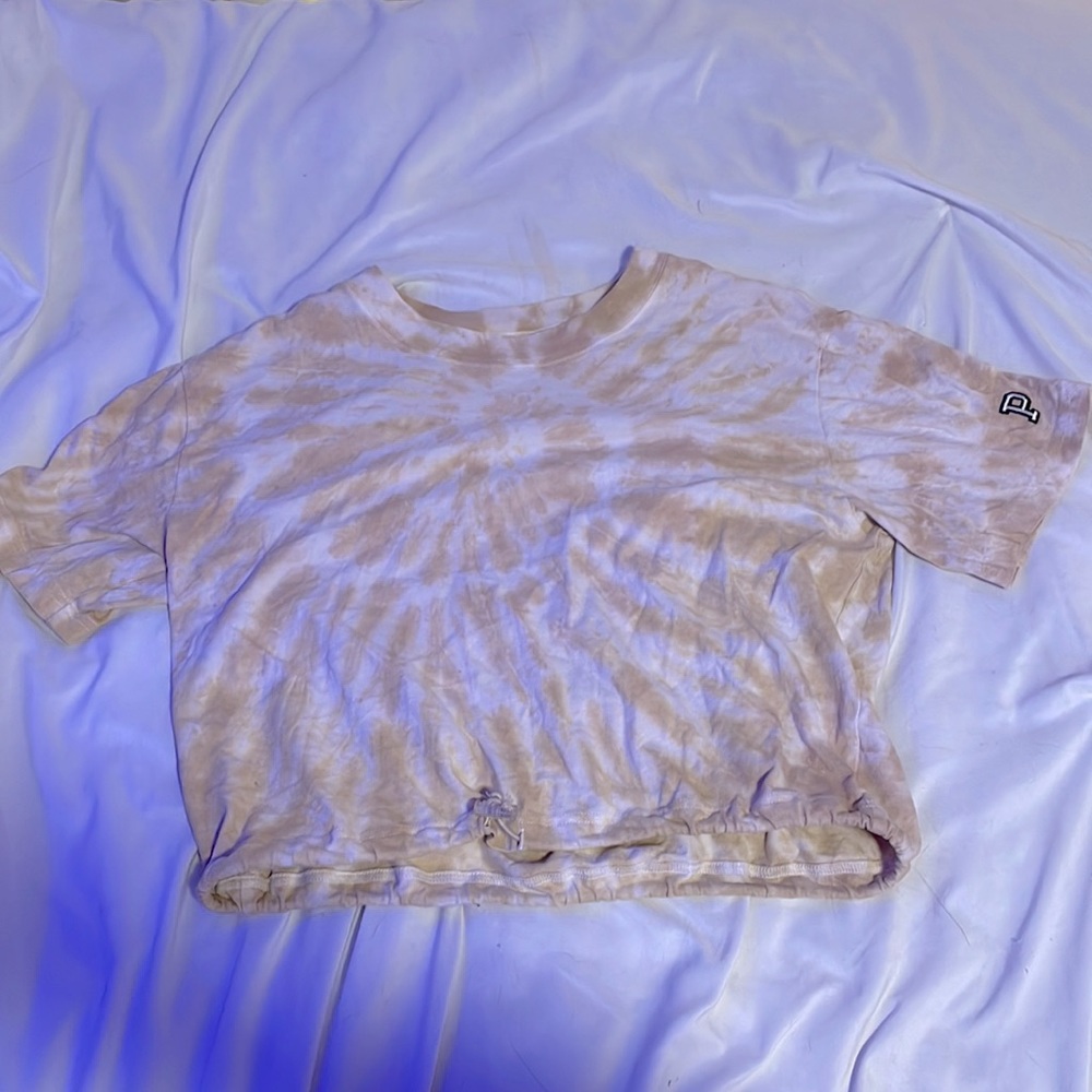 PINK cropped t shirt
